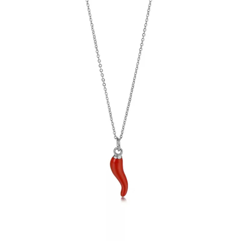 Collier piment en acier inoxydable