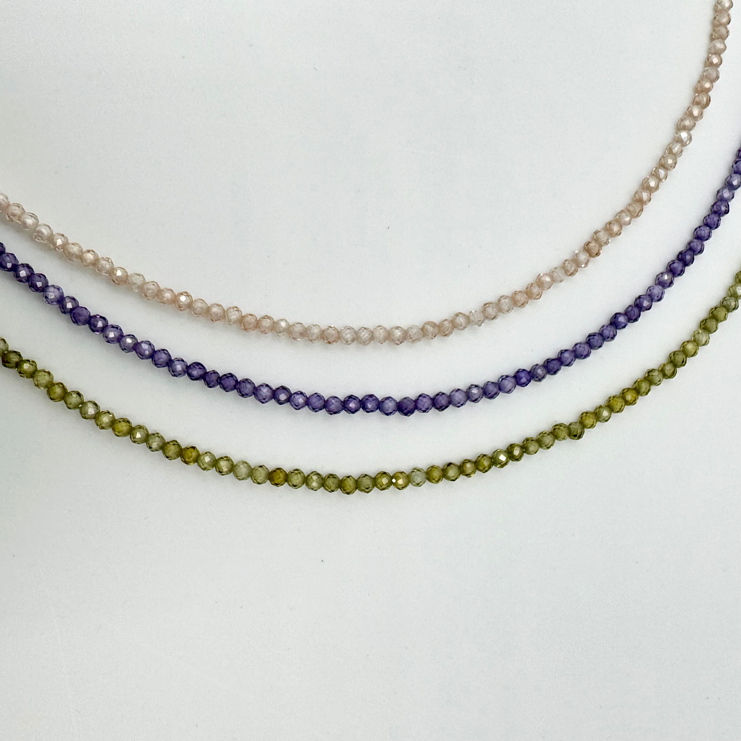 Collier ras du cou en acier inoxydable ajustable doré pas cher perles cadeau pour femme