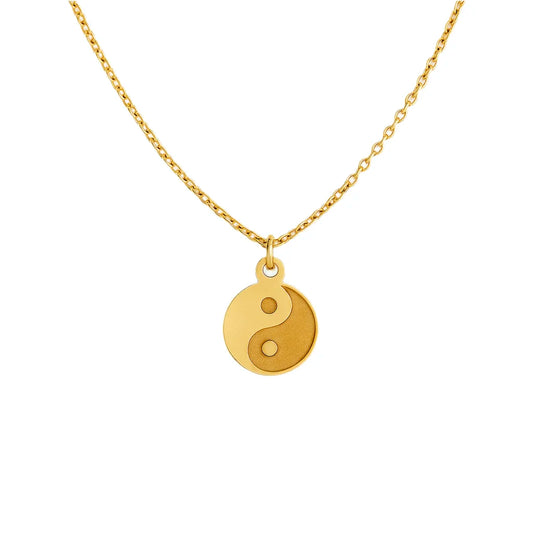 Ying Yang | Collier en acier inoxydable