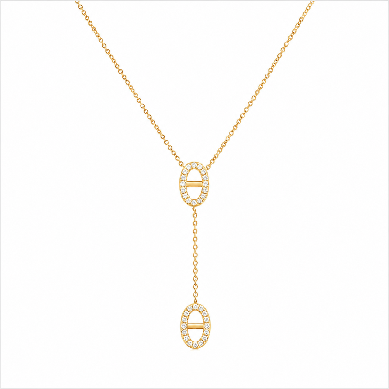 Collier y maille marine