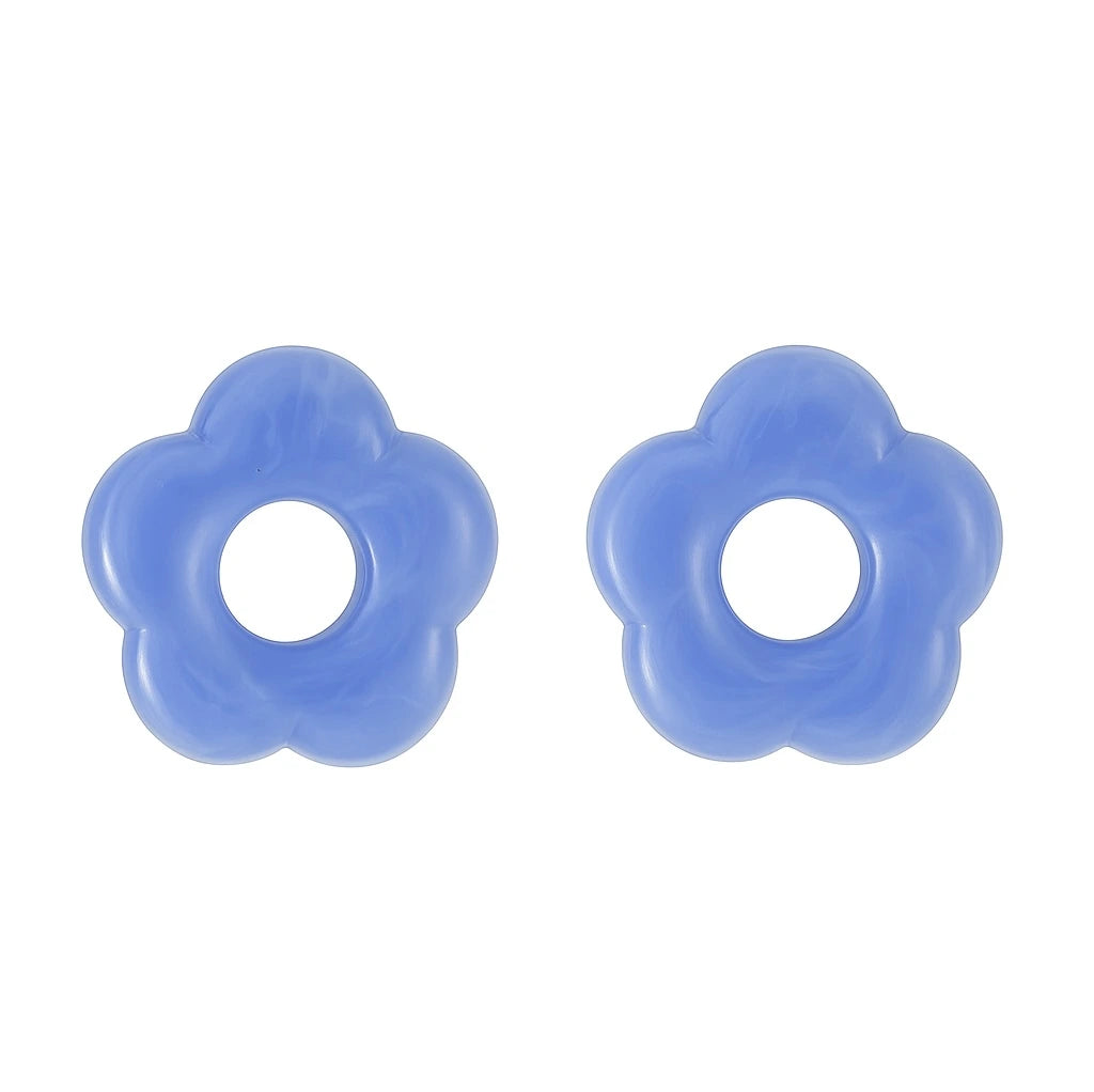 Fleur boucles d’oreilles interchangeables