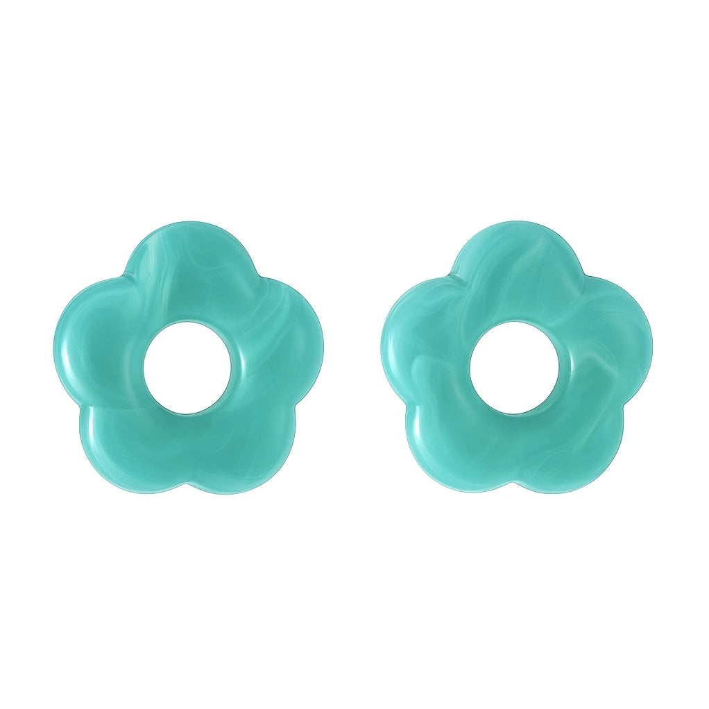 Fleurs interchangeables boucles d’oreilles