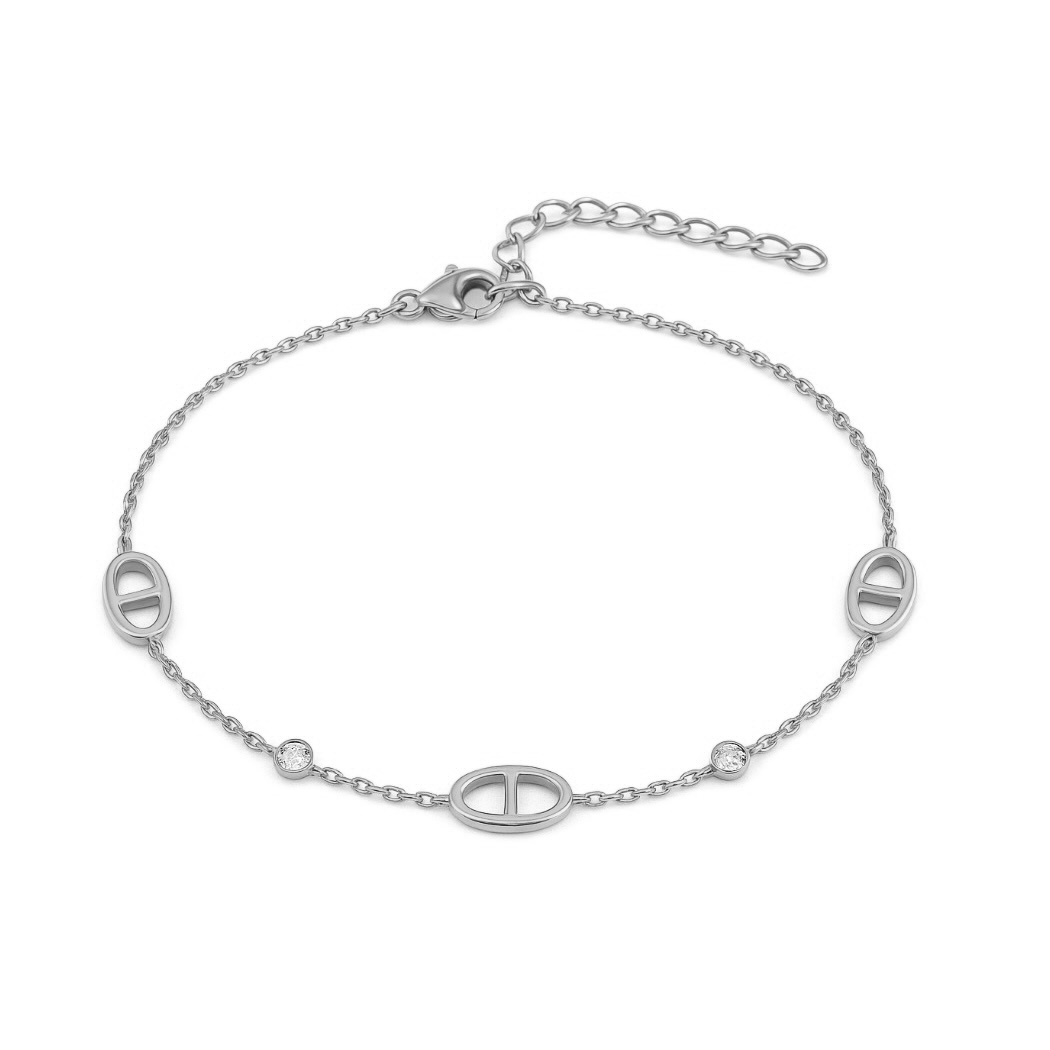 Léa | Bracelet maille en acier inoxydable