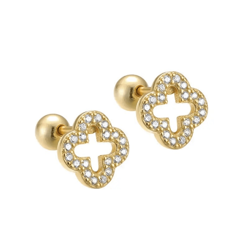 Piercing boucles d’oreilles en argent plaqué à l’or pas cher