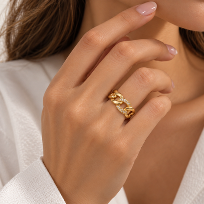 Loane | Bague en acier inoxydable
