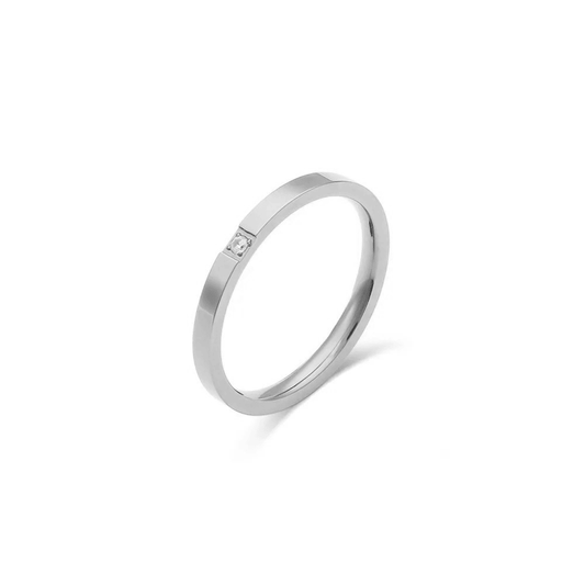 April | Bague en acier inoxydable