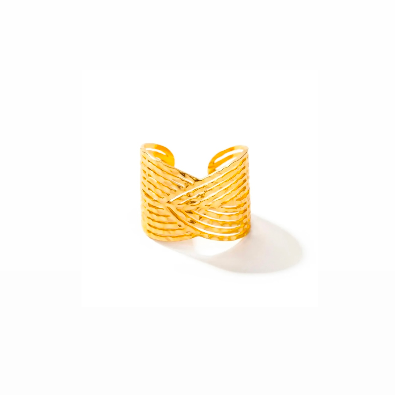 Alizee | Bague en acier inoxydable ajustable