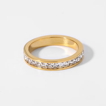 Amoureuse | Bague en acier inoxydable