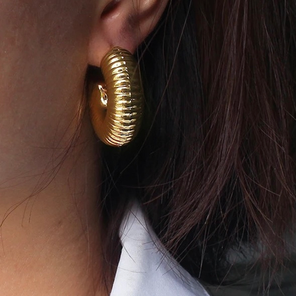 Romane | boucles d’oreilles en acier inoxydable