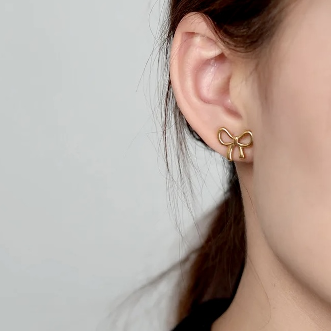 Lady | Boucles d’oreilles en acier inoxydable