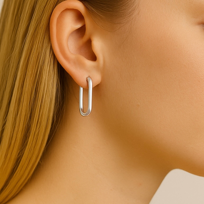 Boucles d’oreilles en acier inoxydable pas cher 