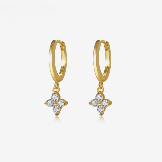 Millie | Boucles d’oreilles en argent plaquées à l’or 18 carats