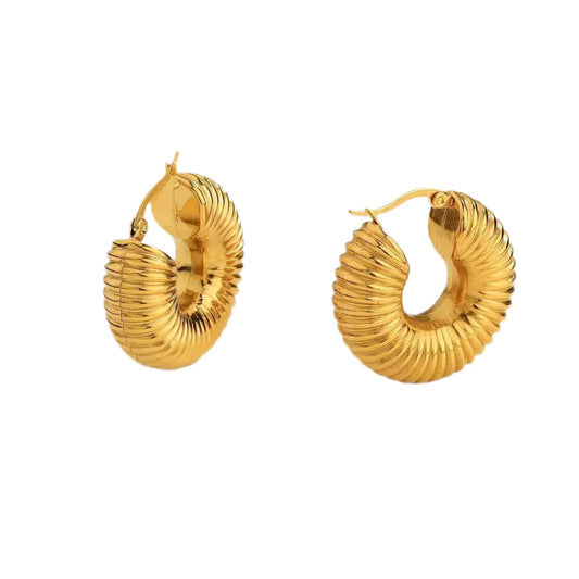 Boucles d’oreilles créoles acier inoxydable 