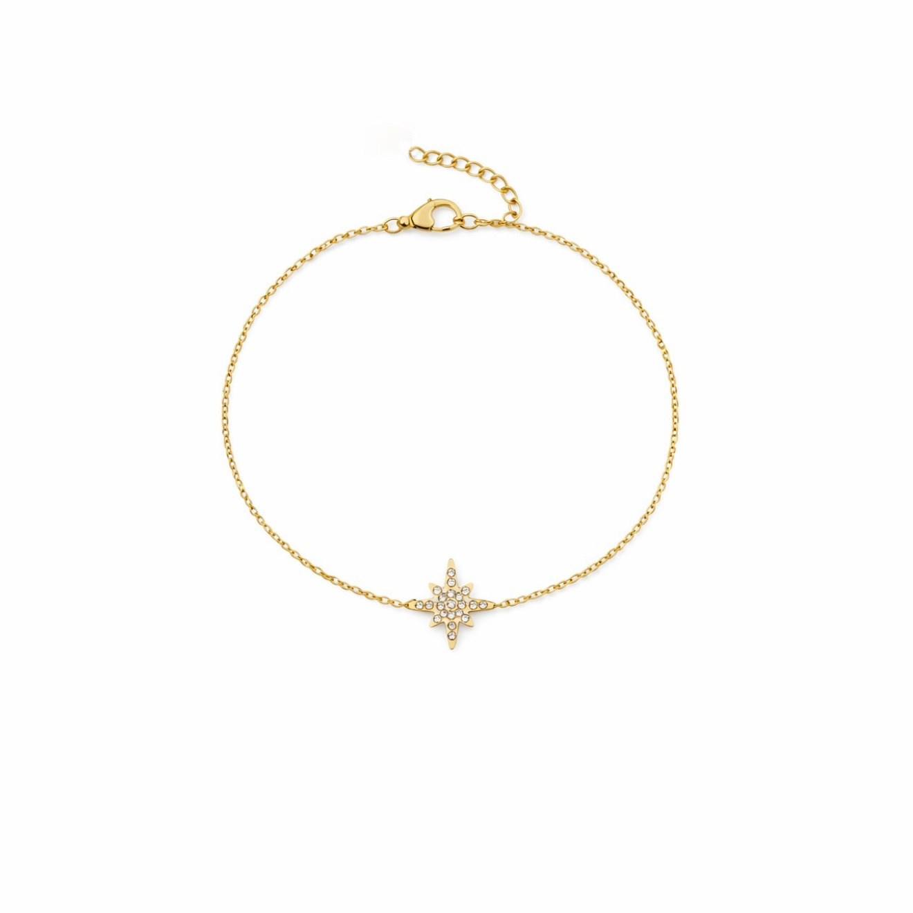 Bracelet étoile en acier inoxydable 