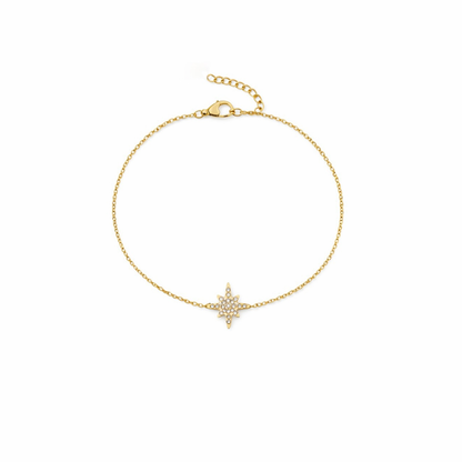Bracelet étoile en acier inoxydable 