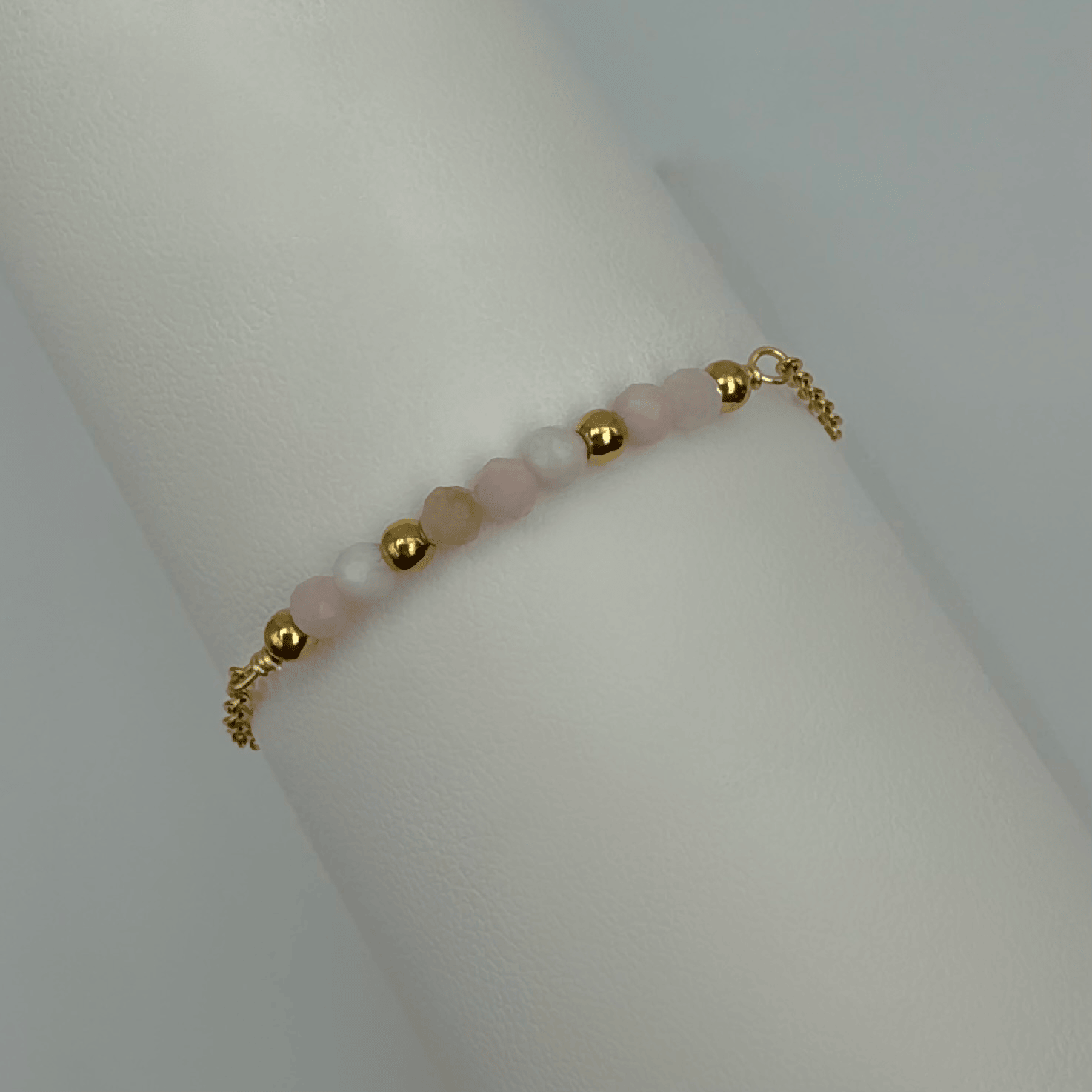 Bracelet pierres en acier inoxydable ajustable pas cher tendance cadeau pour femme 