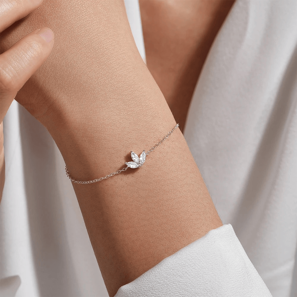 Mya | Bracelet en argent plaqué à l’or 18 carats