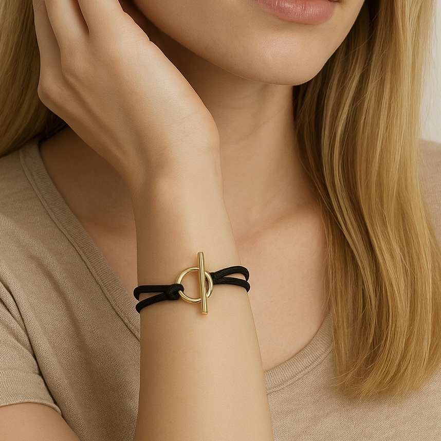 Bracelet breloque en acier inoxydable 