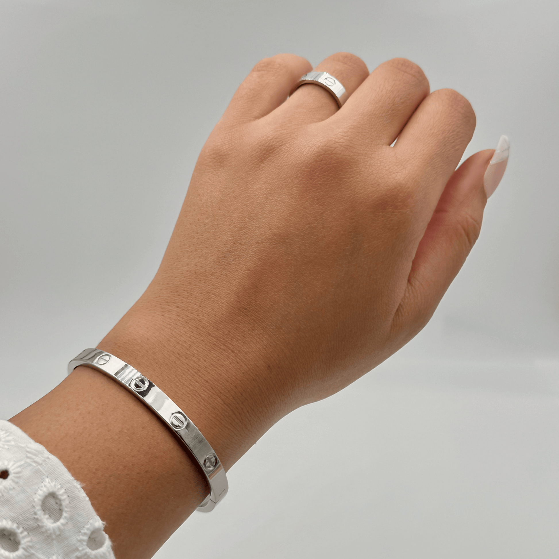 Bracelet clou en acier inoxydable 