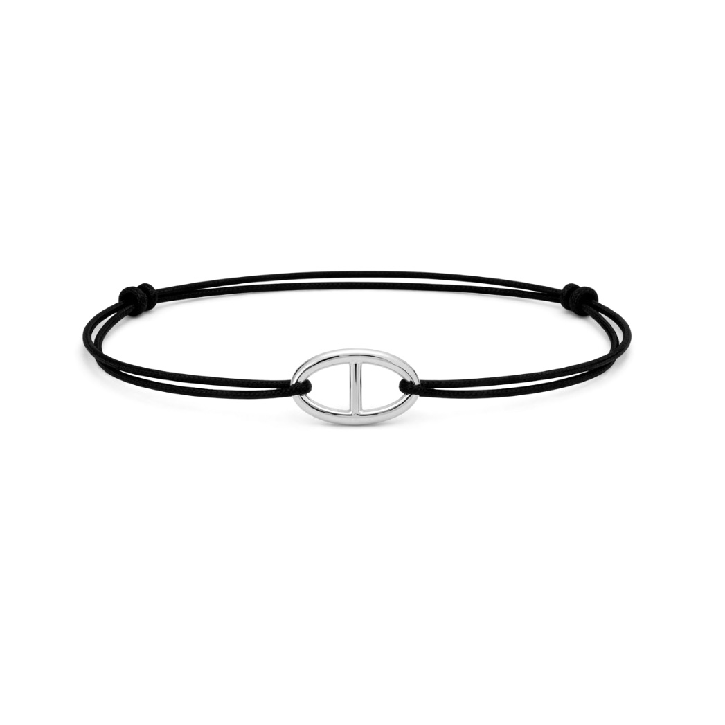 Bracelet maille marine acier inoxydable ajustable 