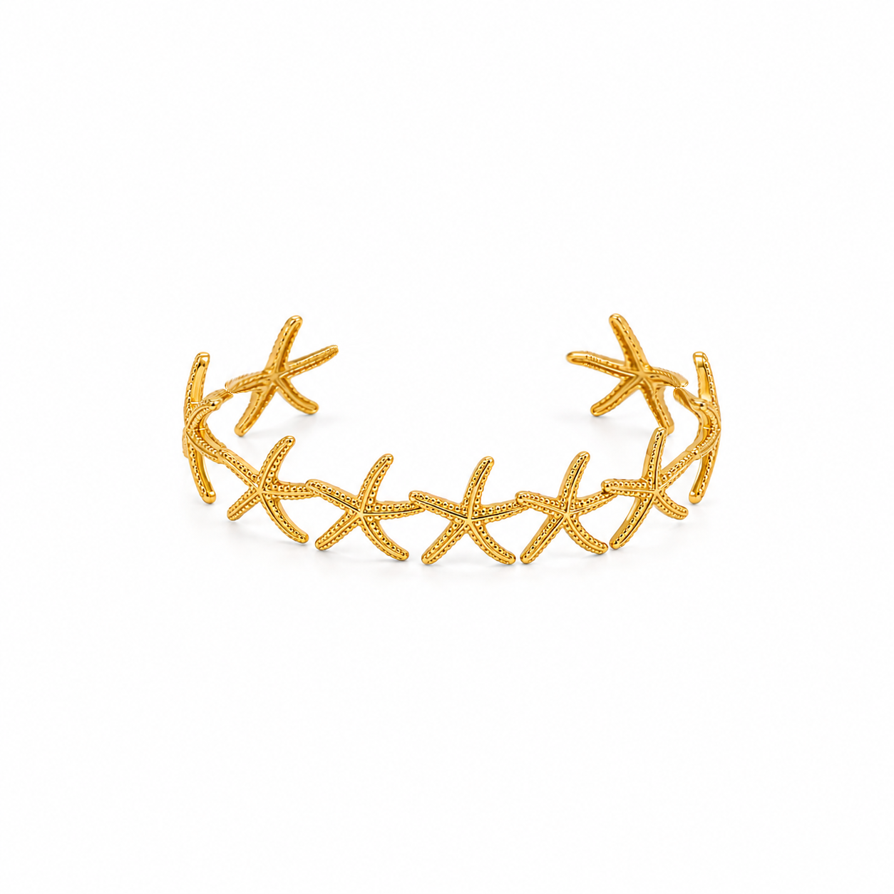 Bracelet étoiles de mer acier inoxydable 