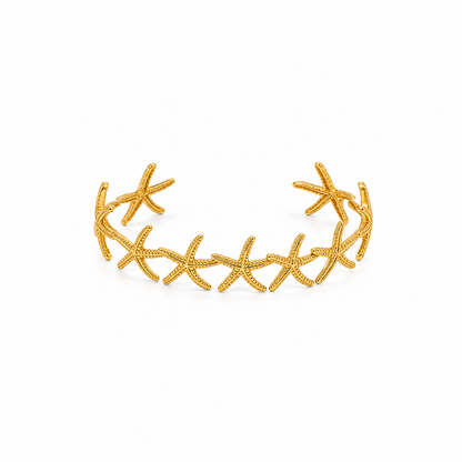 Bracelet étoiles de mer acier inoxydable 