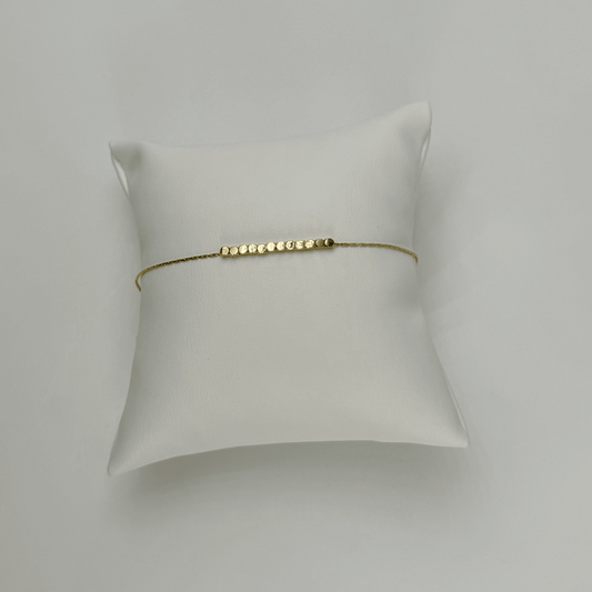 Bracelet en acier inoxydable doré fin cadeau femme pas cher 