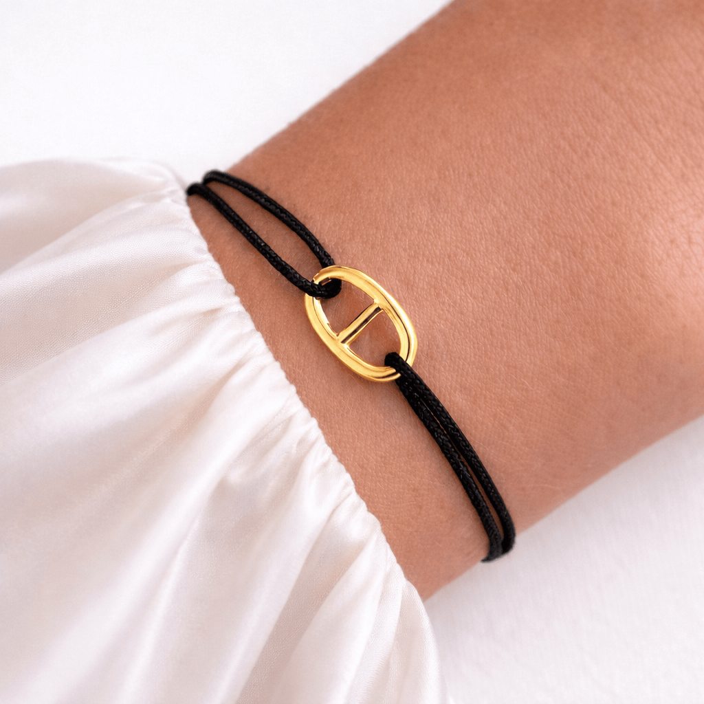 Bracelet maille marine acier inoxydable ajustable 