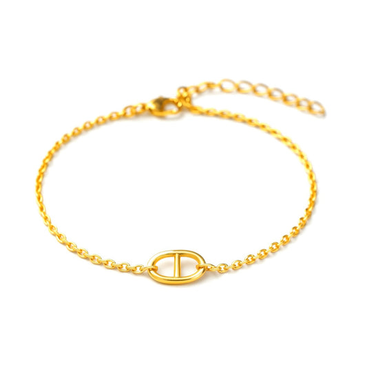 Bracelet maille marine en acier inoxydable 