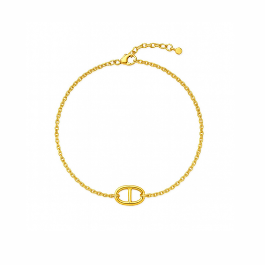 Bracelet maille acier inoxydable 