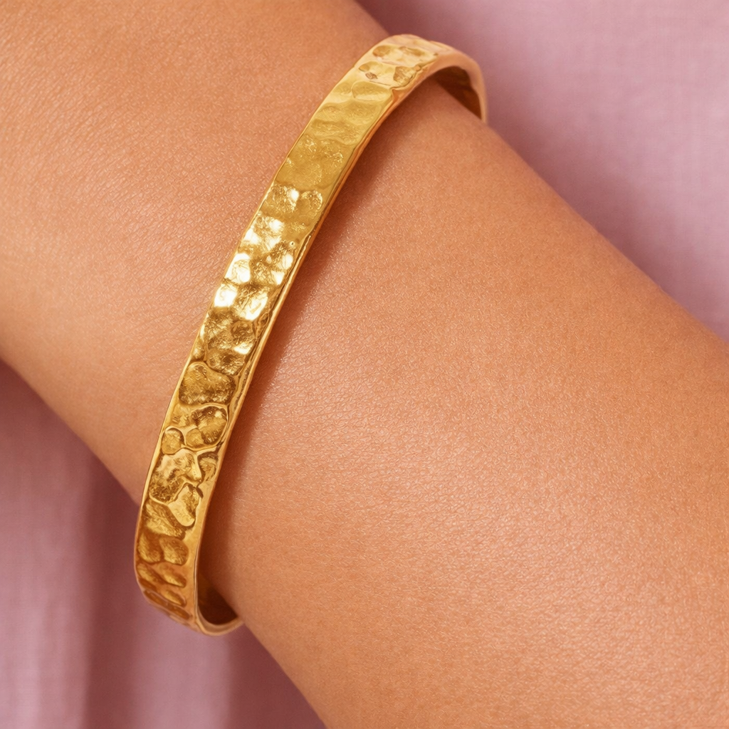 Bracelet martèle ajustable 