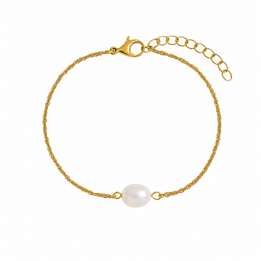 Bracelet perle en acier inoxydable 