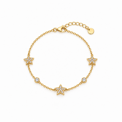 Bracelet étoile en acier inoxydable 