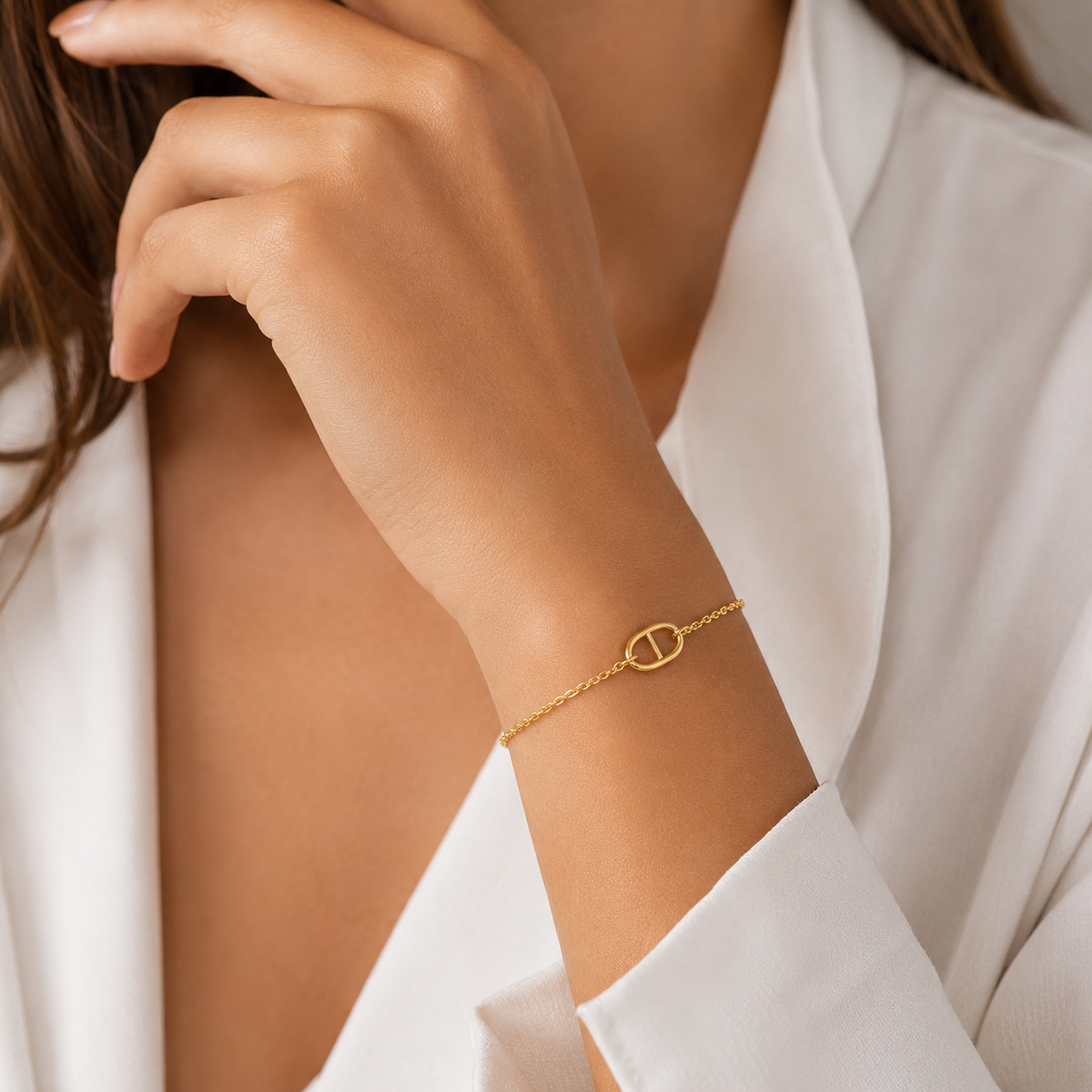 Bracelet maille marine 