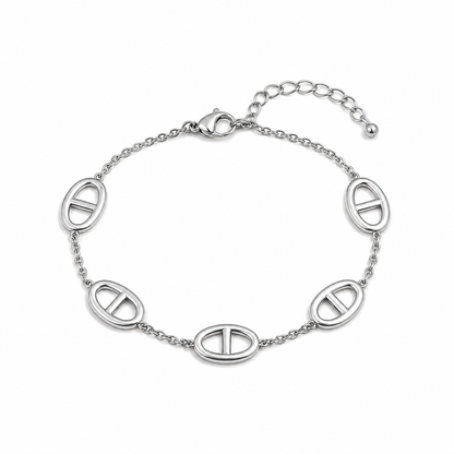 Bracelet maille marine argent pas cher 