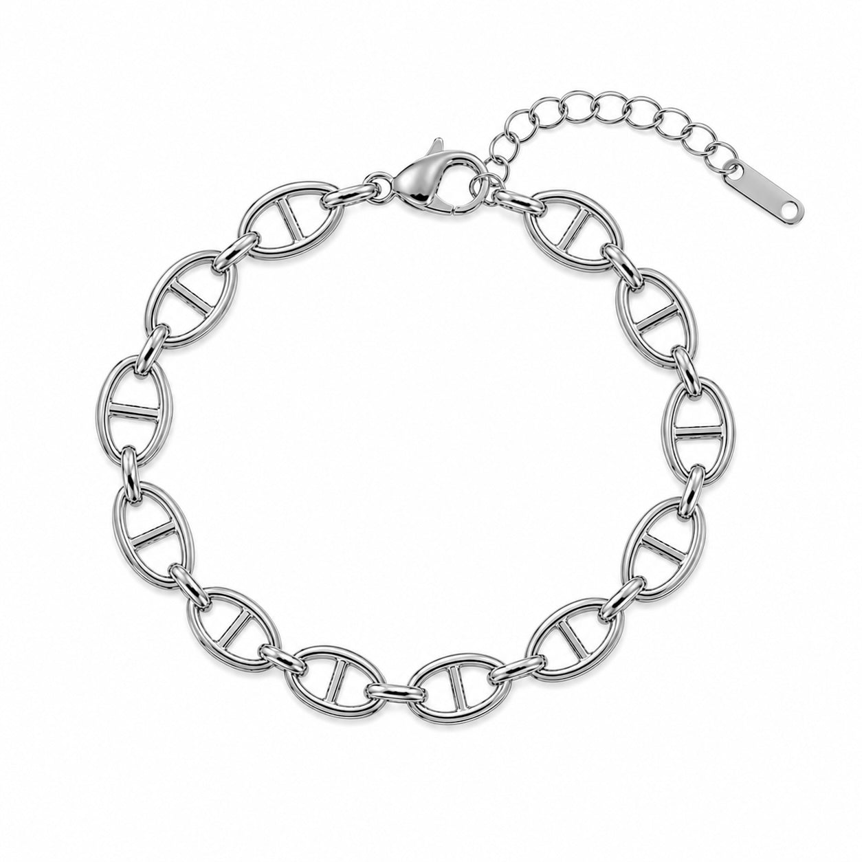 Bracelet maille marine en acier inoxydable 