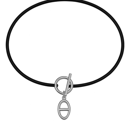 Luna | Collier en ras du cou en acier inoxydable