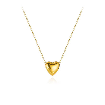 Collier cœur acier inoxydable 