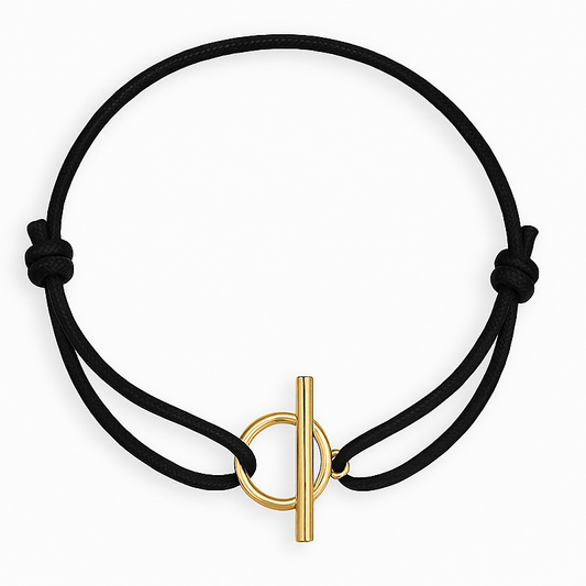 Collier cordon ras du cou breloque maille marine 