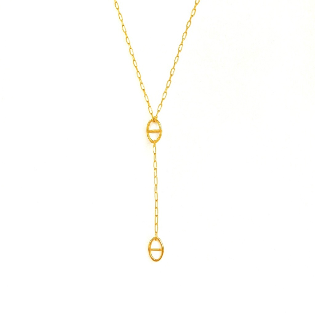 Collier y maille en acier inoxydable 