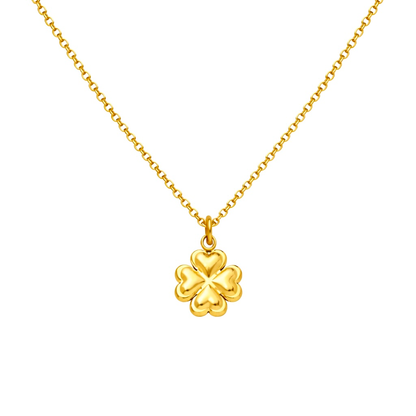 Collier trèfle en acier inoxydable 