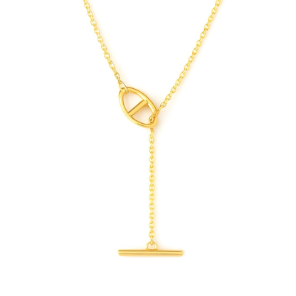 Collier y maille en acier inoxydable 