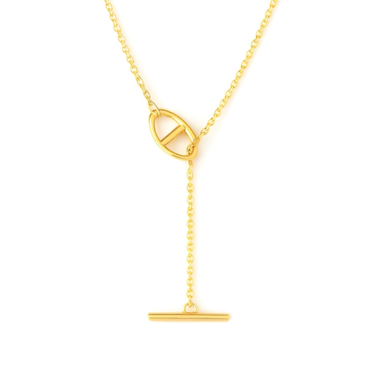 Collier y maille en acier inoxydable 