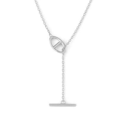 Collier y maille en acier inoxydable 