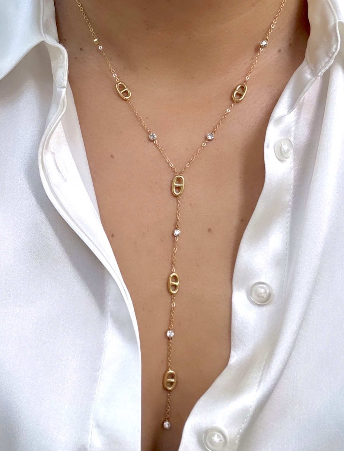 Collier y acier inoxydable 