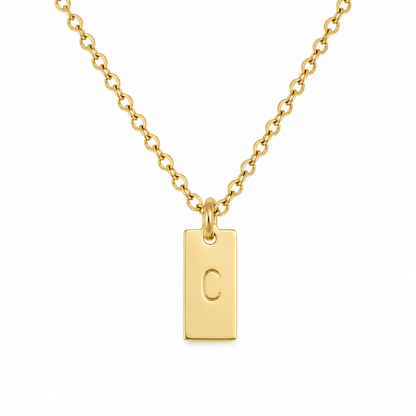 Collier estampé en acier inoxydable 