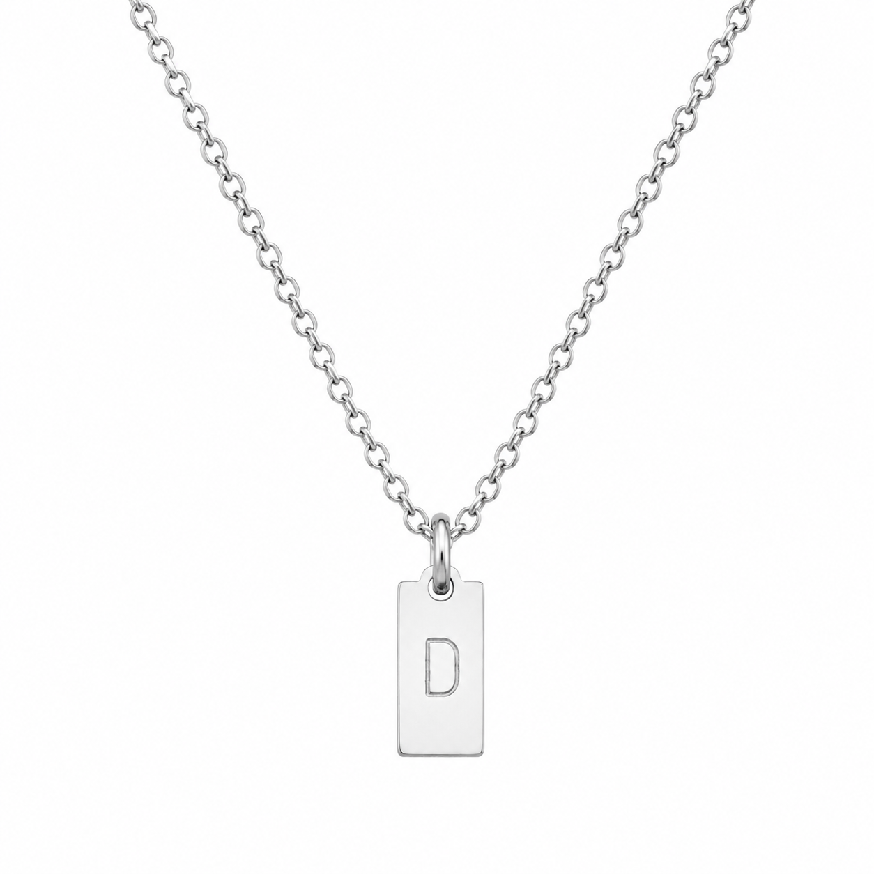 Collier estampé en acier inoxydable 