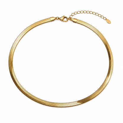 Collier serpent en acier inoxydable 