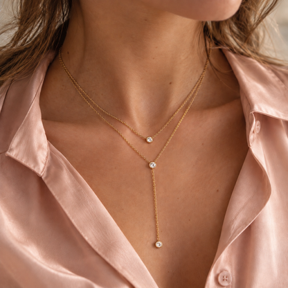 Collier Y en acier inoxydable 