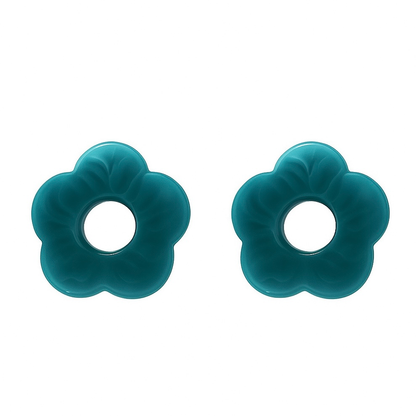 Fleurs interchangeables pour boucles d’oreilles 12 couleurs